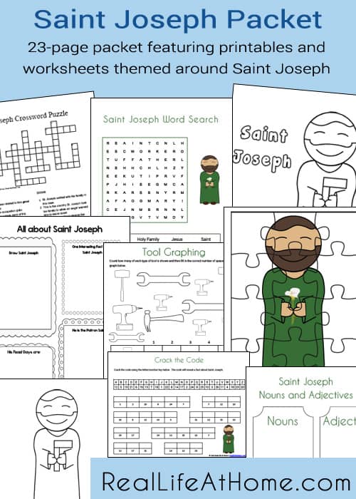 Saint Joseph Printables and Worksheets