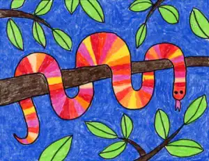 Snake in Tree St. Patrick Symbology Snake in Tree St. Patrick Symbology.
