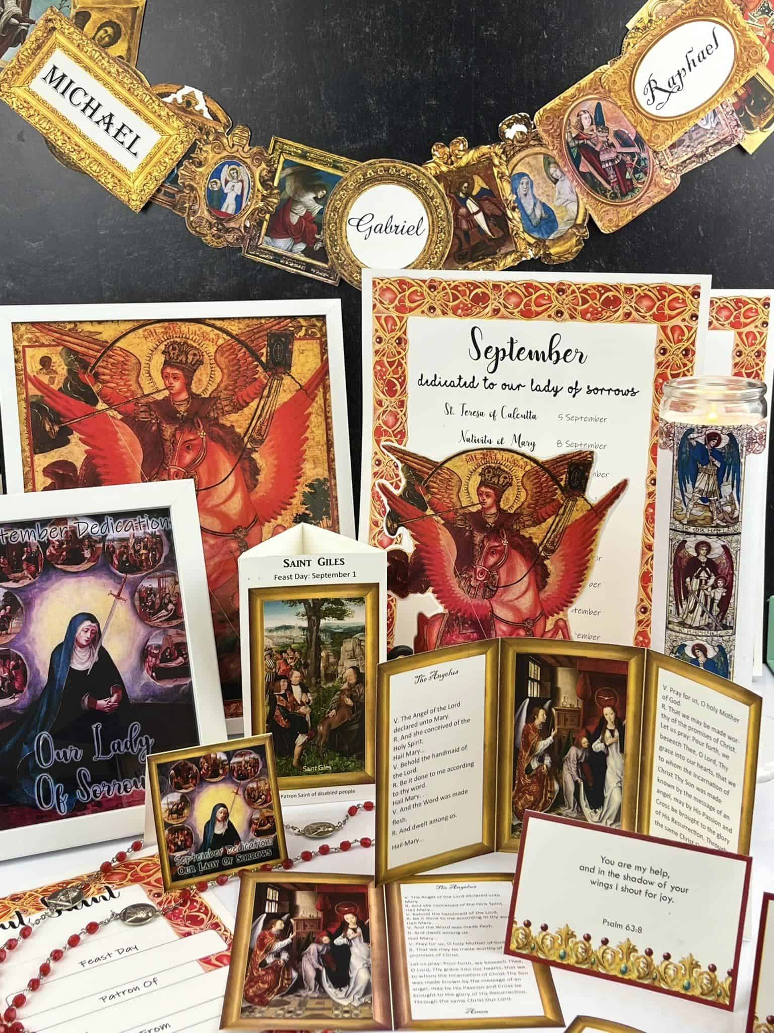 A Sample of Some of the September 2023 Printables from the Catholic Icing Monthly Membership A Sample of Some of the September 2023 Printables from the Catholic Icing Monthly Membership.